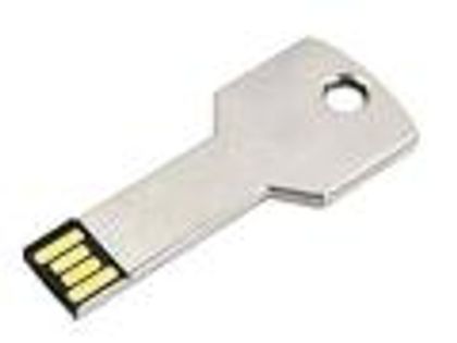 Microware Metal Key Shape USB 2.0 16 GB Pen Drive