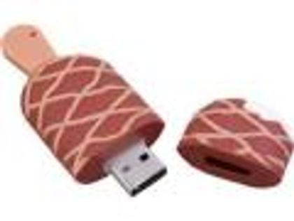 Microware Chocolate Ice Cream Shape USB 2.0 16 GB Pen Drive