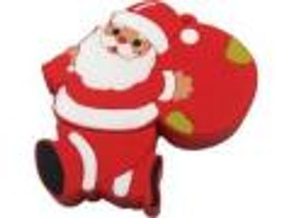 Microware Santa Claus With Gift Bag Shape USB 2.0 16 GB Pen Drive