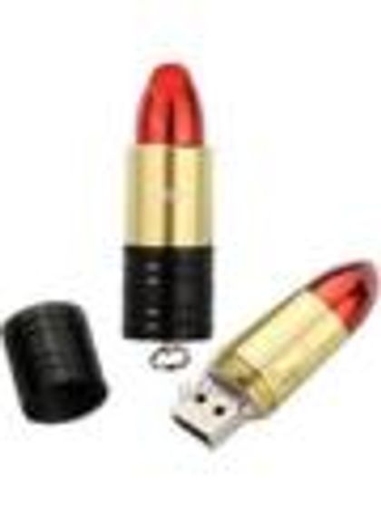 Microware Lipstick Shape USB 2.0 8 GB Pen Drive
