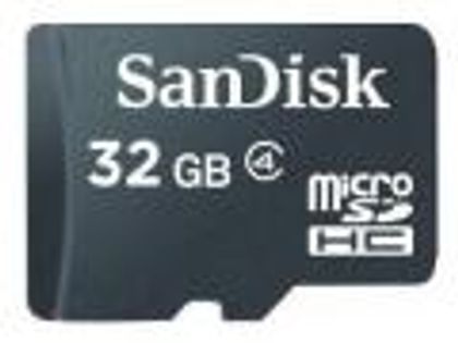 Sandisk 32GB MicroSDHC Class 4 SDSDQM-032G-B35N