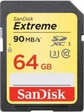 Sandisk 64GB SD Class 10 Extreme SDSDXNE-064G-GNCIN