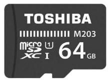 Toshiba 64GB MicroSDXC Class 10 THN-M203K0640E4
