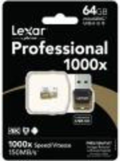 Lexar 64GB MicroSDXC Class 10 LSDMI64GCBNL1000R