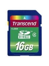 Transcend 16GB MicroSDHC Class 4 TS16GSDHC4