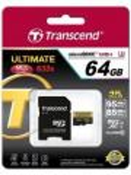 Transcend 64GB MicroSDXC Class 10 Ultimate TS64GUSDU3