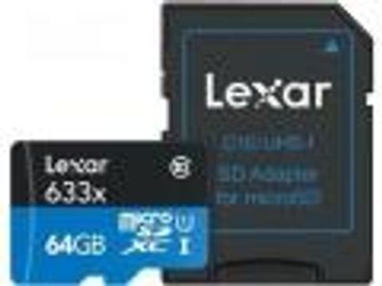 Lexar 64GB MicroSDXC Class 10 LSDMI64GBBNL633A