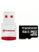 Transcend 4GB MicroSDHC Class 4 TS4GUSDHC4-P3