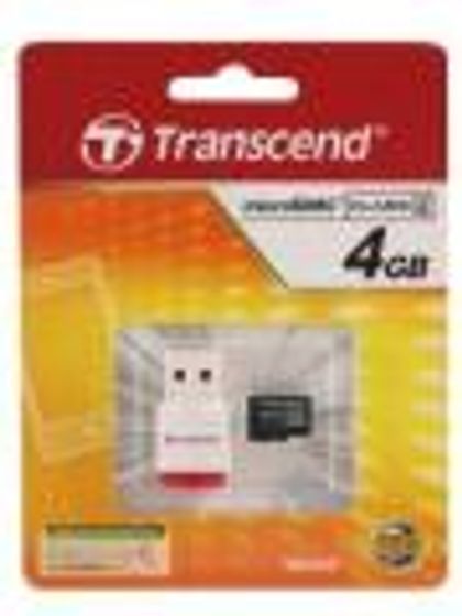 Transcend 4GB MicroSDHC Class 4 TS4GUSDHC4-P3