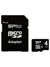 Silicon Power 4GB MicroSDHC Class 4 SP004GBSTH004V10-SP