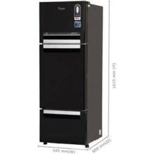 whirlpool refrigerator 260 litres 3 door price