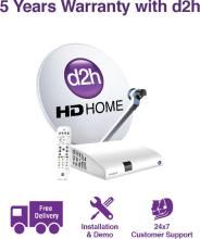 D2H HD Set Top Box 1 Month Gold HD Hindi Combo Pack