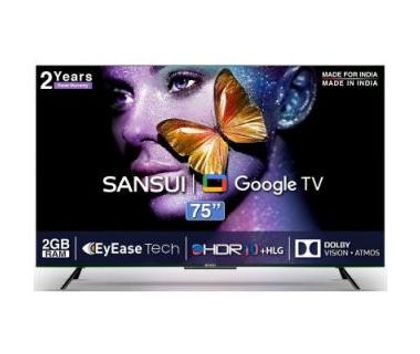 Sansui JSW75GSUHDFF 75 inch (190 cm) LED 4K TV
