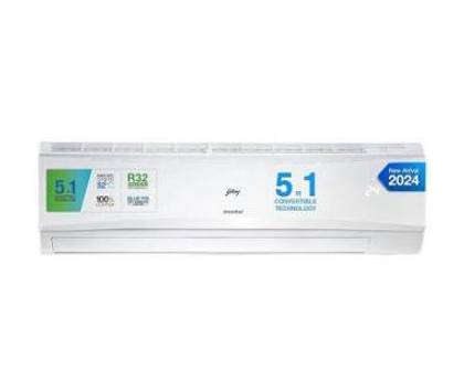 Godrej EI 17LINV5R32 WYR 1.4 Ton 5 Star Inverter Split AC